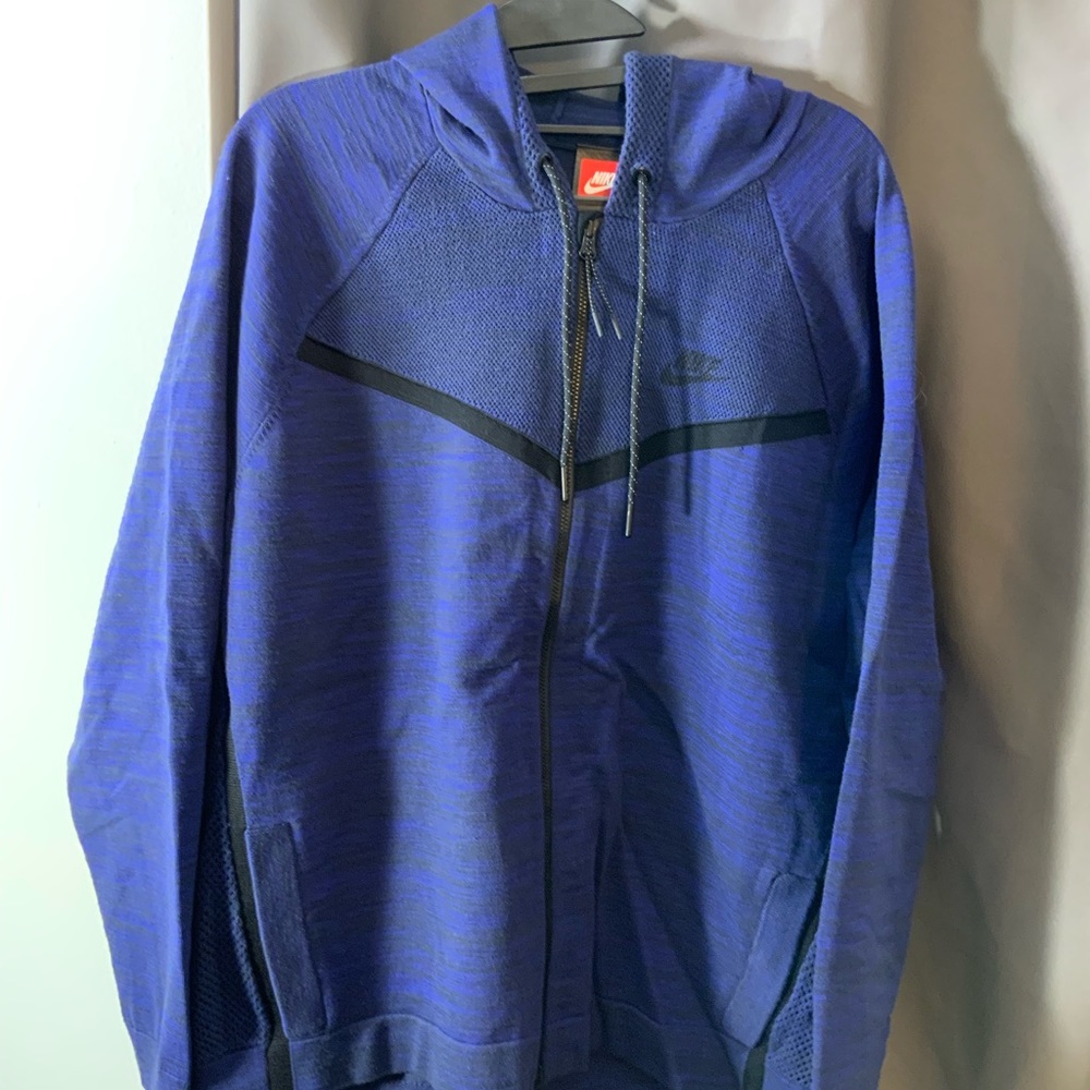 Nike tech knit jacket indigo